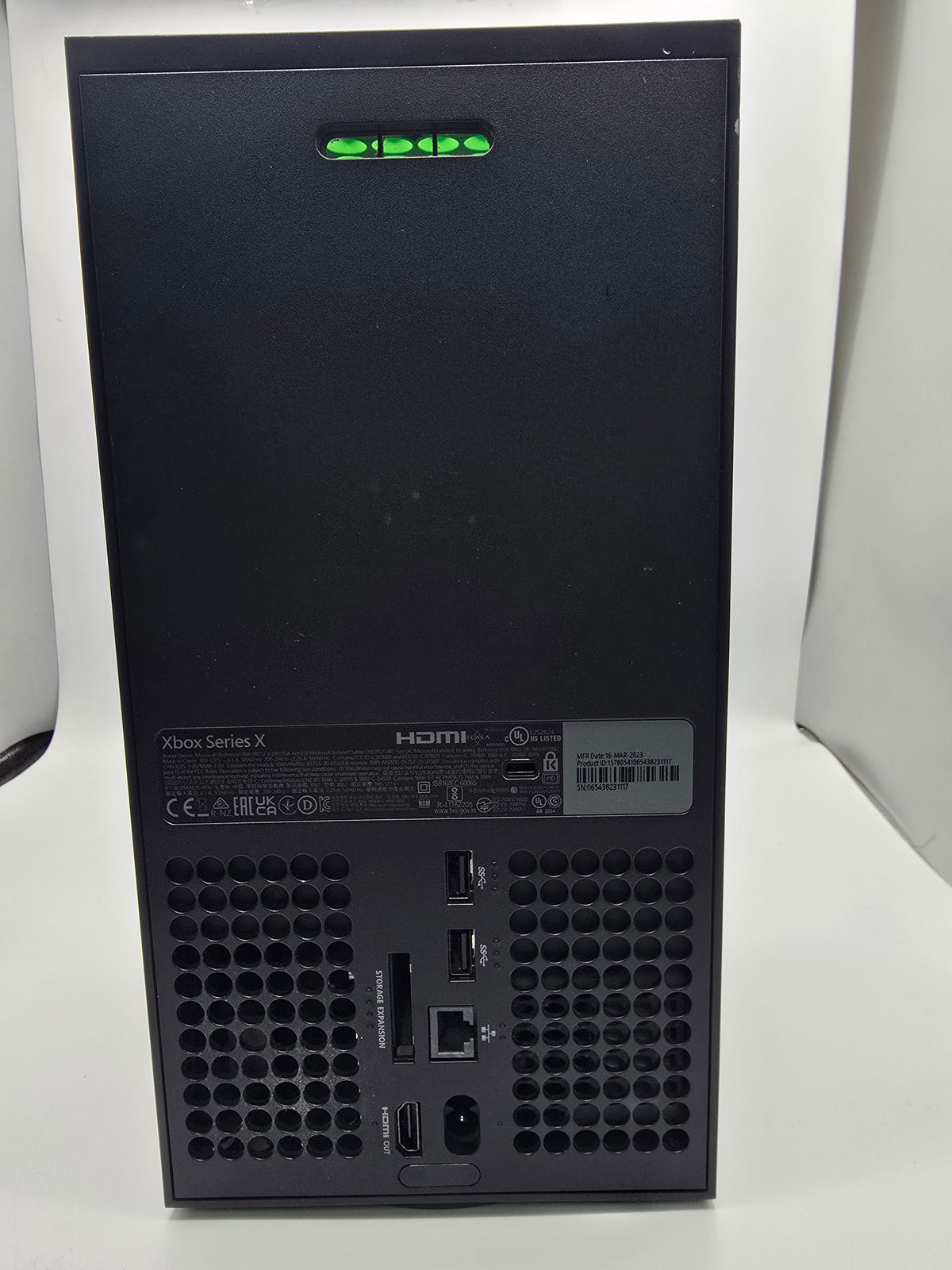 XBox Series X with One Controller and Game Black, Grade B
