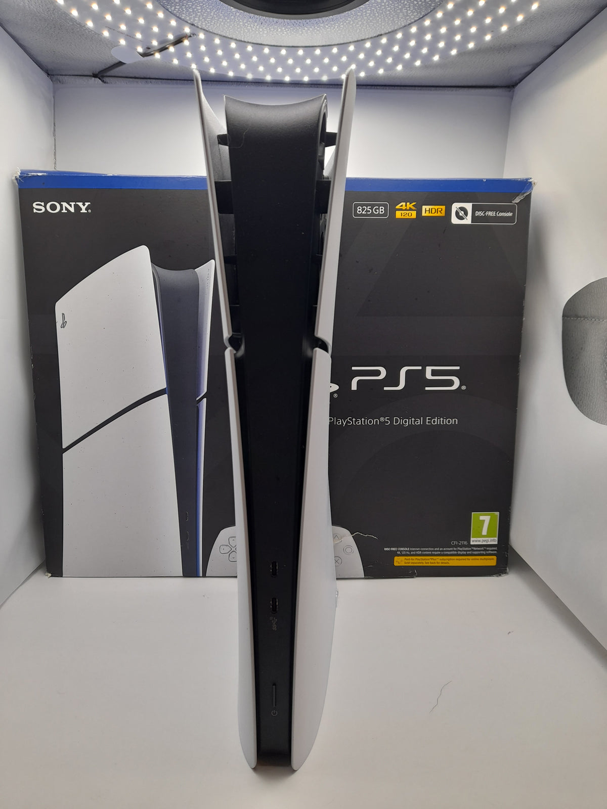 Sony PS5 Digital Edition ,825GB, White,Boxed, Grade B