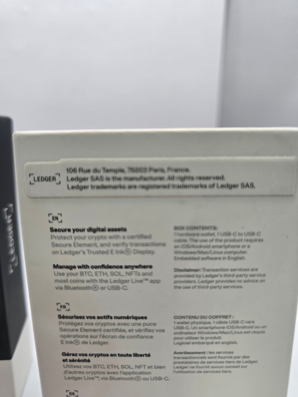Ledger Flex Crypto Wallet, Grade B