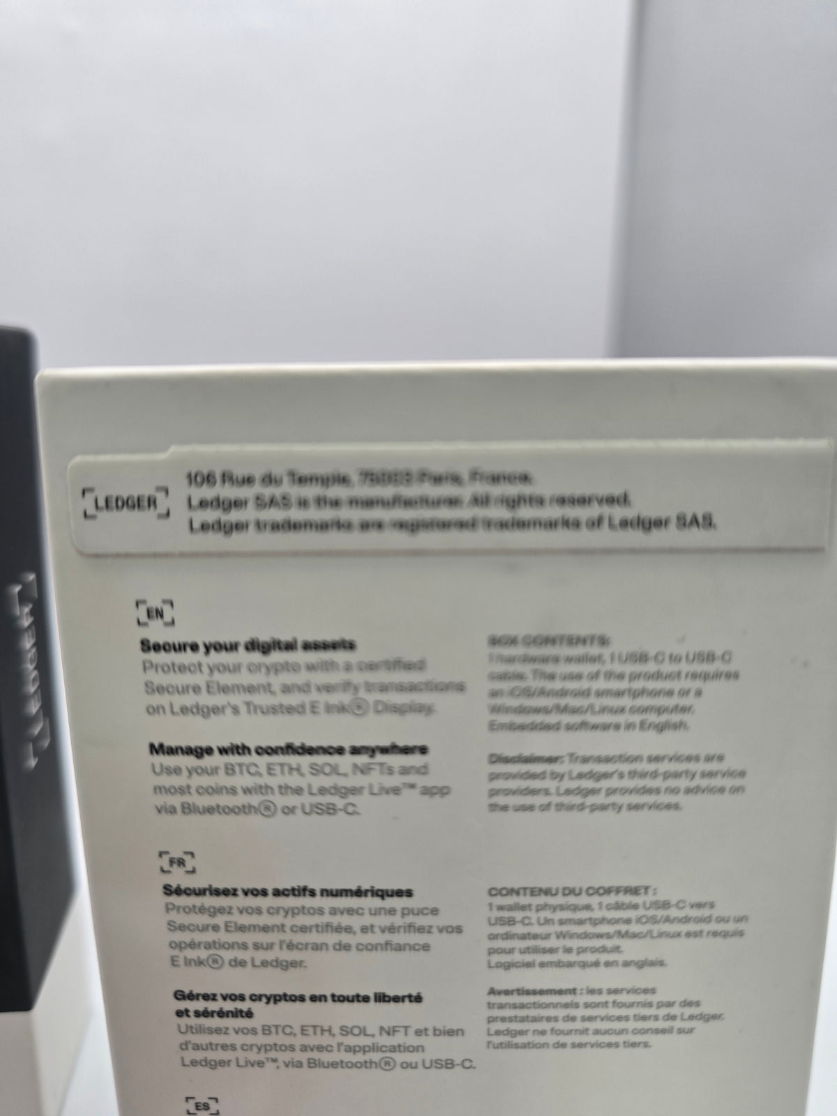 Ledger Flex Crypto Wallet, Grade B