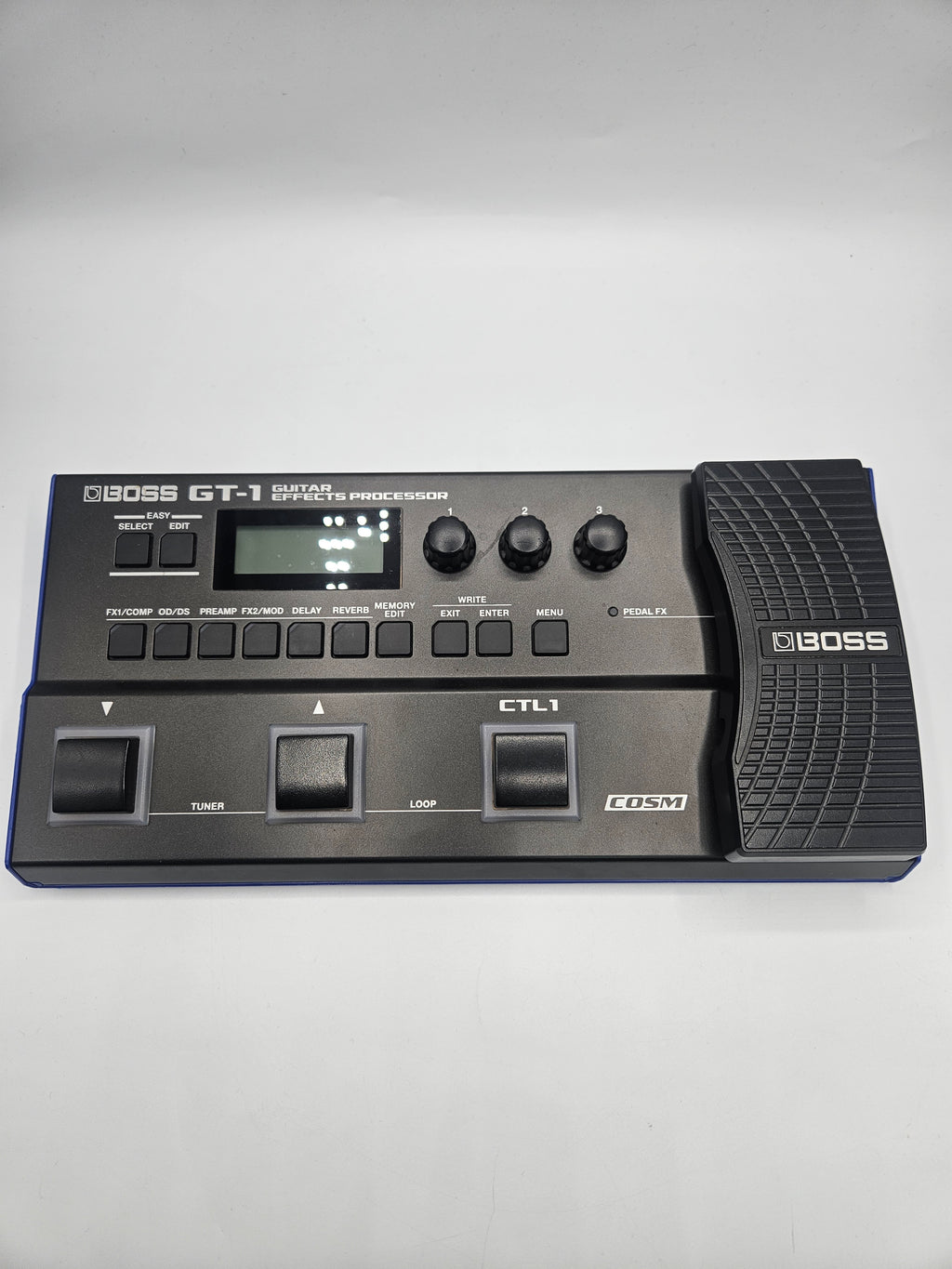 BOSS GT-1 guitar effects pedal Blue, Grade B