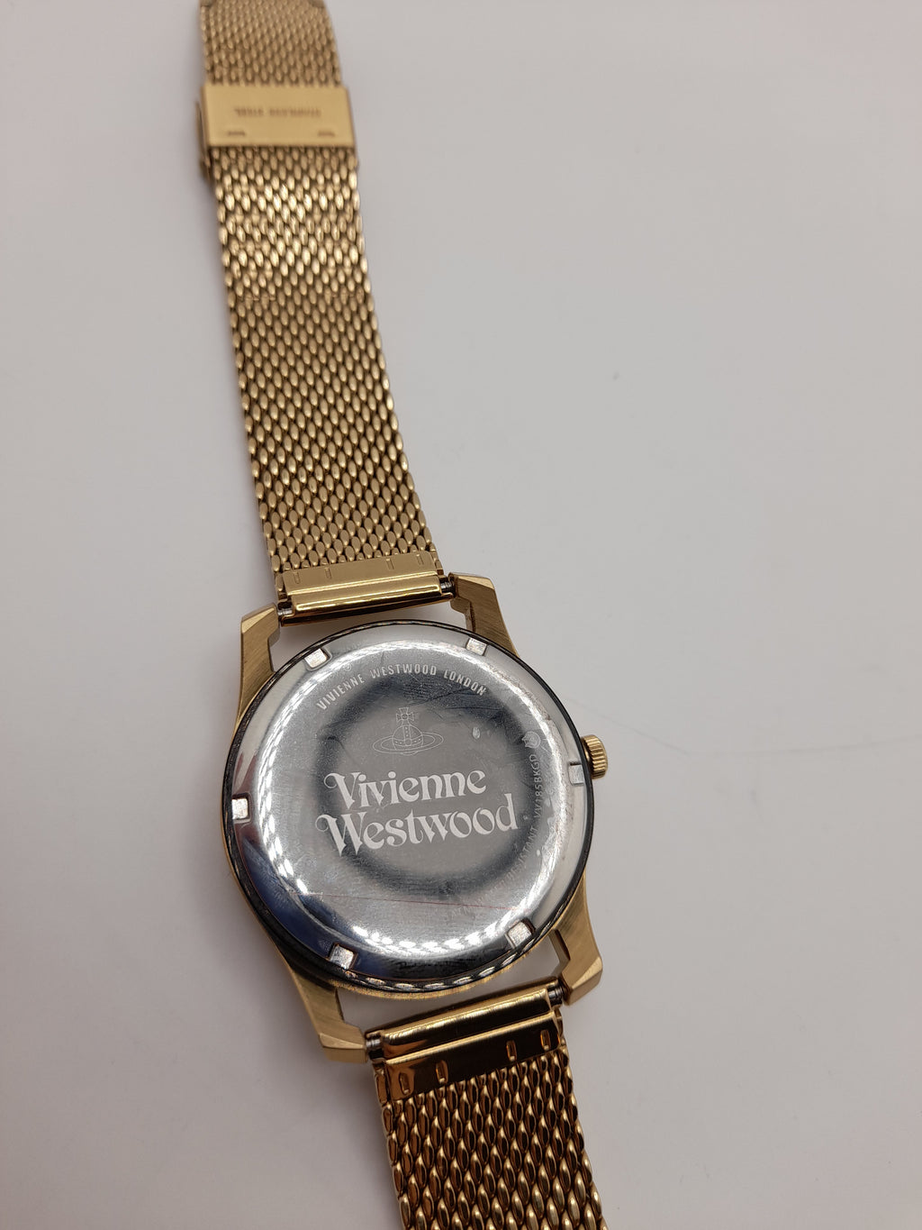 Vivienne Westwood Time Machine Holborn Black Pinstripe Gold Design Watch Time Machine ,Grade A