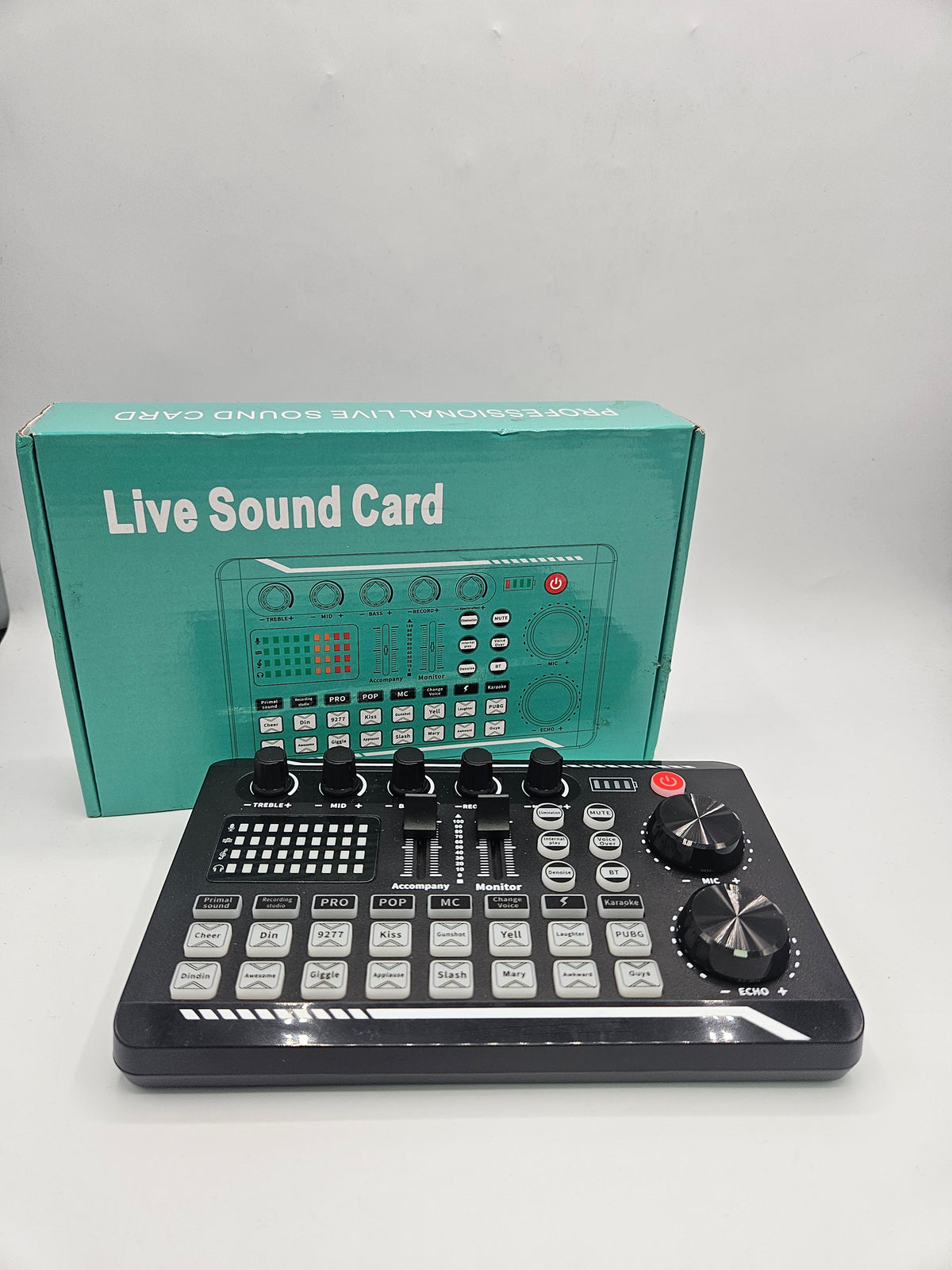 Live sound card Black, Grade B
