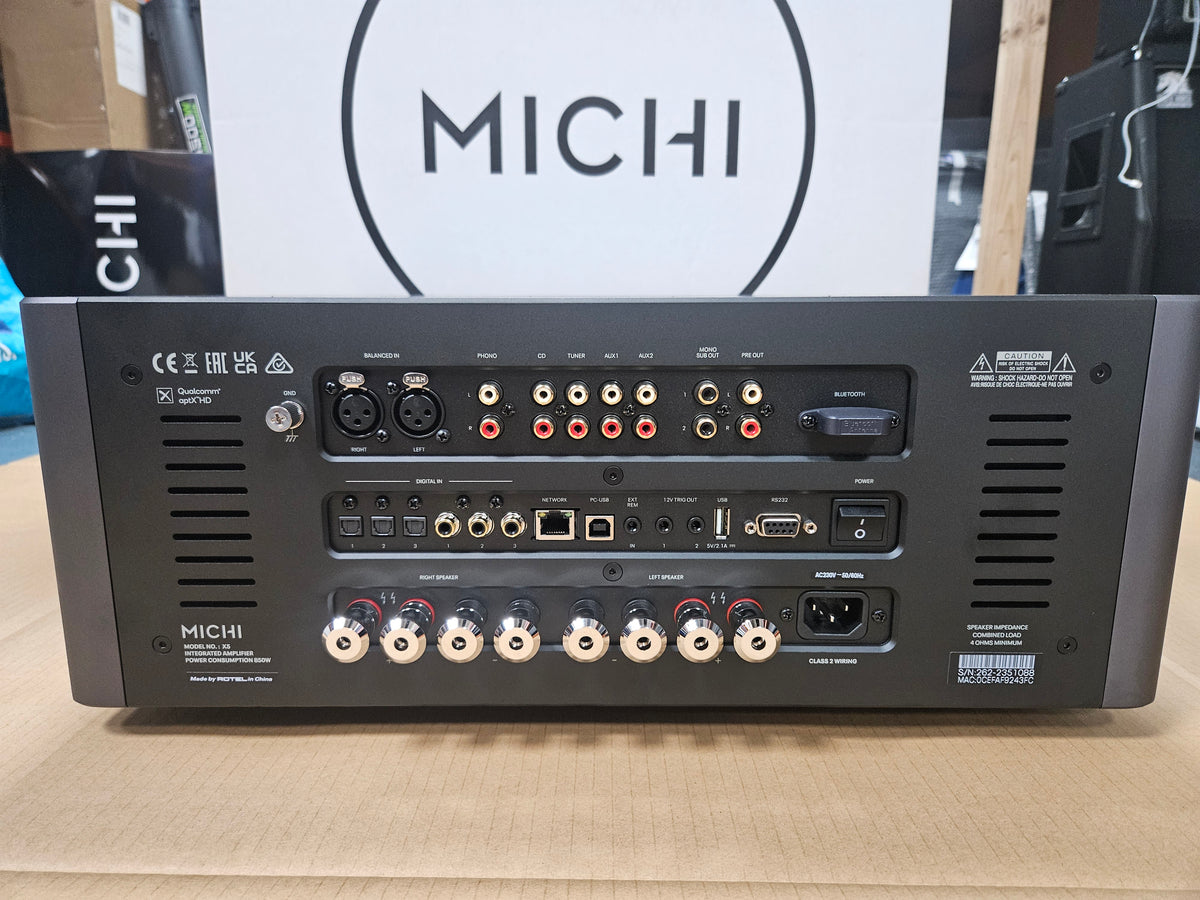 Rotel Michi X5 Integrated Amplifier Black, Grade A