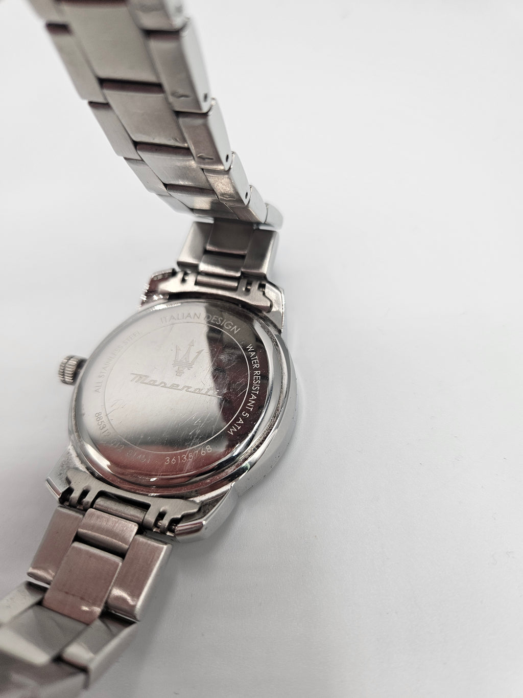 Maserati Successo Analogue Quartz Watch Silver, Grade B