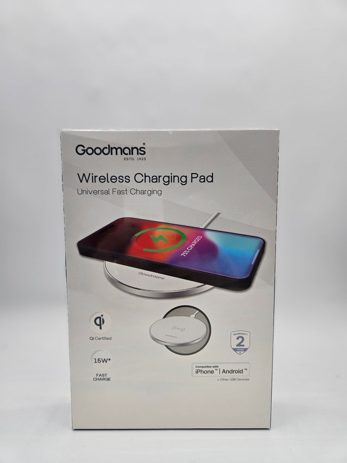 Goodman's wireless Charger White, Grade A