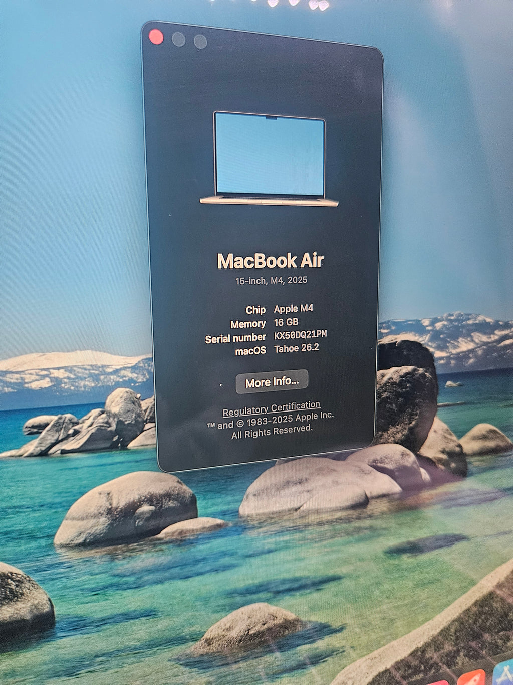 Apple MacBook Air M4 chip 2025 Silver, Grade B