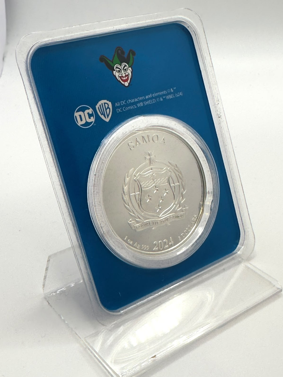 DC Comics "The Joker" 1oz .999 Silver Coin
