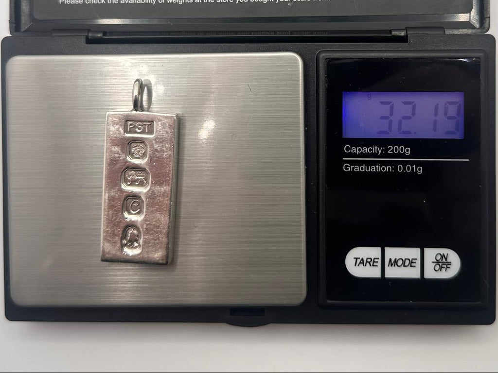 Sterling Silver Ingot 32.19g
