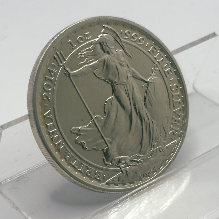 2014 Great Britain 1 oz Britannia Silver Bullion Coin