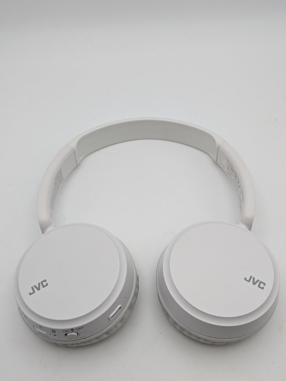 JVC Wireless Headphones, White, Grade B