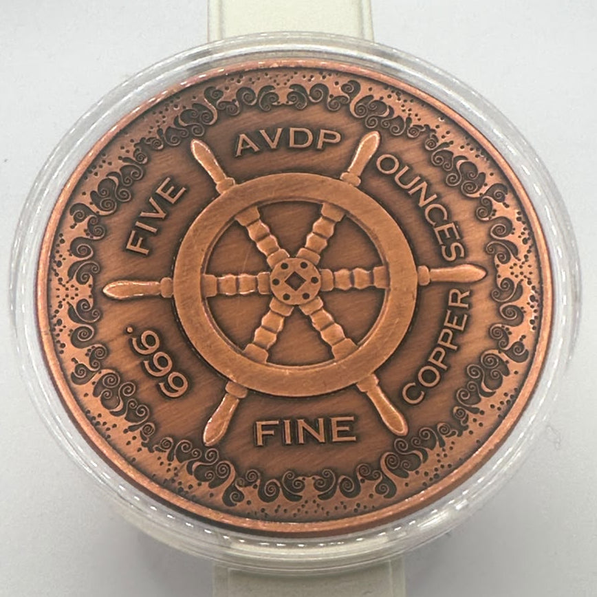 "The Kraken" 5oz 999 Fine Copper Bullion Round