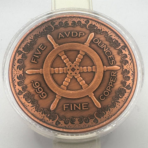 "The Kraken" 5oz 999 Fine Copper Bullion Round