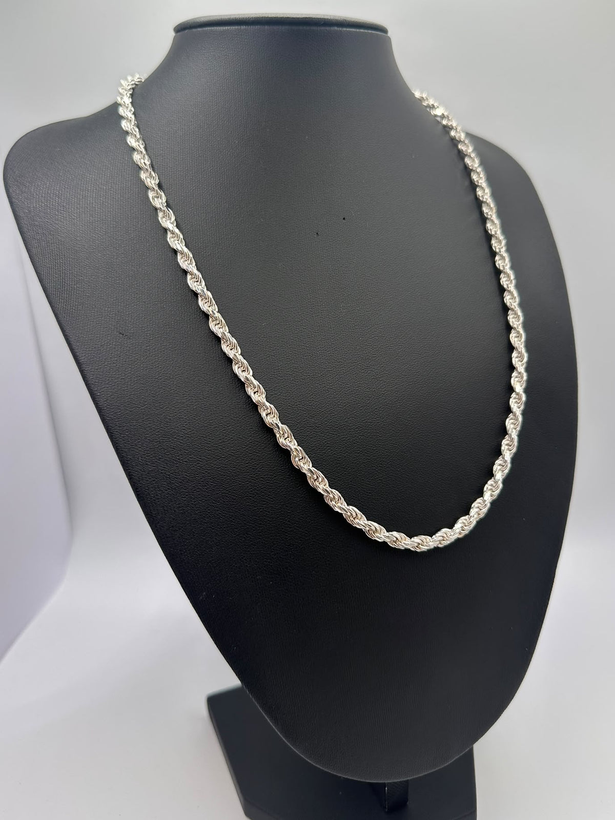 925, 41.90g Silver Twisted Rope Style Chain