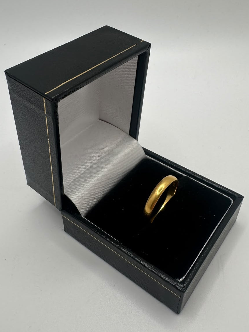 22ct, Gold Wedding Band Ring, Size O, 3.60g