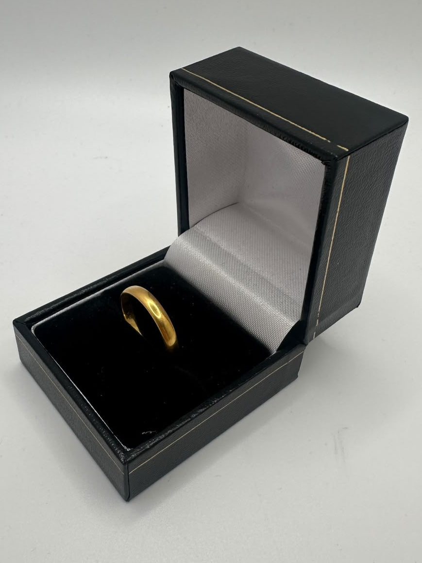 22ct, Gold Wedding Band Ring, Size O, 3.60g