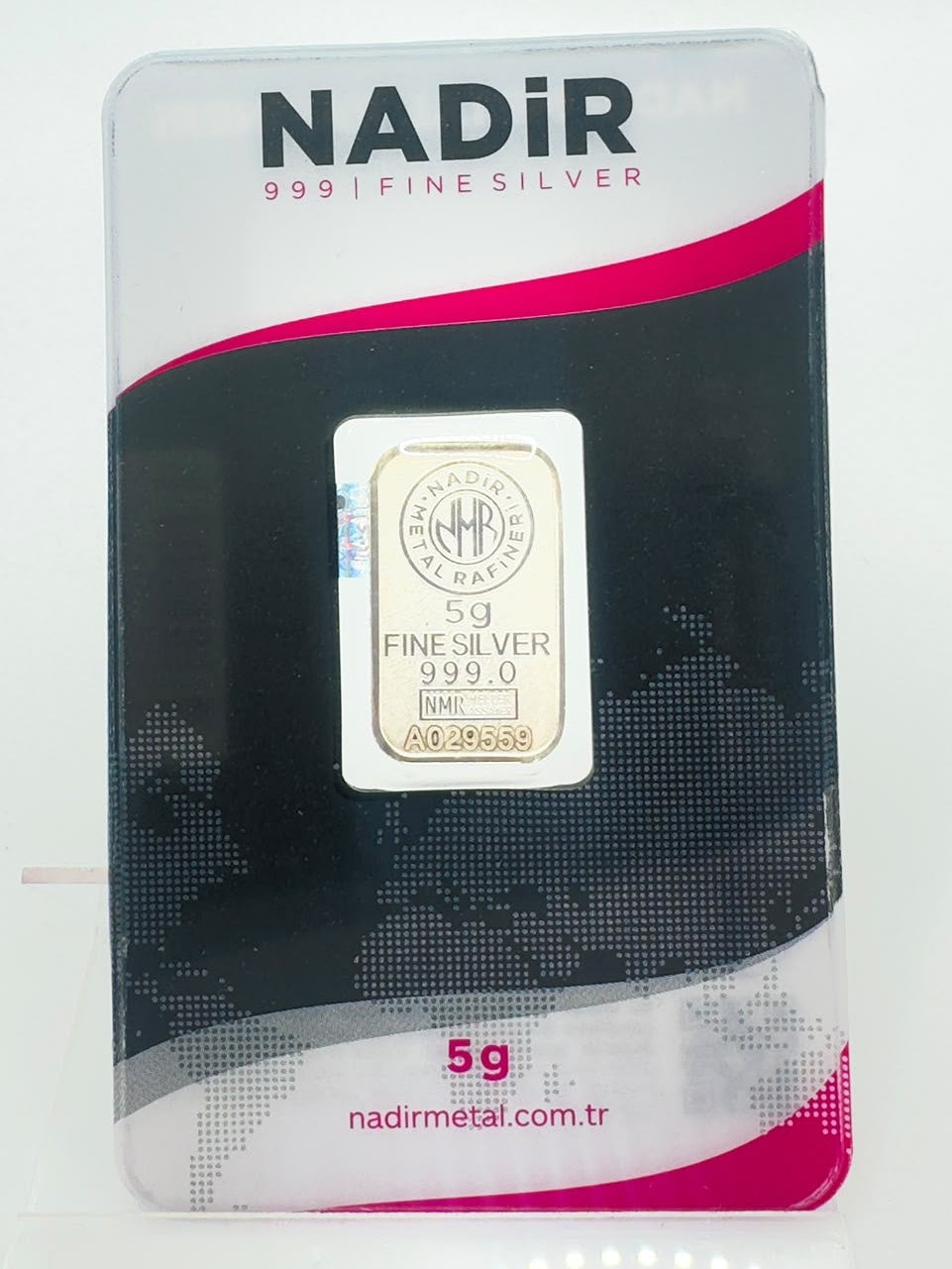 Nadir Metal Rafineri, Silver Bullion, 5g, 999 Silver