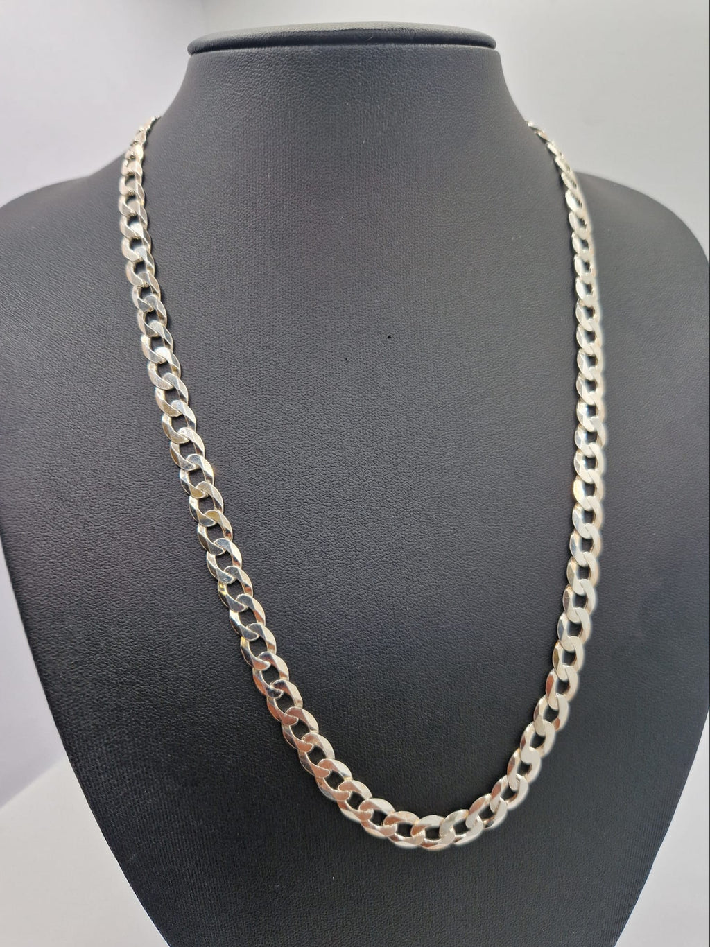 925, 30.44g Silver curb chain