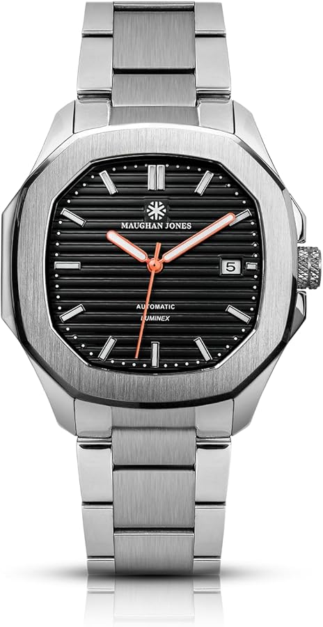 Maughan Jones Luminex Black Dial Automatic Watch Black, Grade B