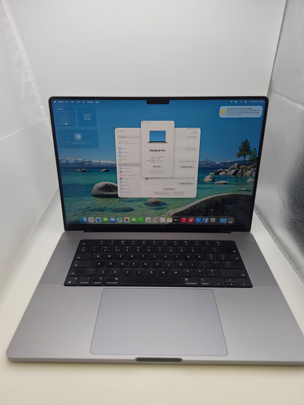 Macbook Pro M1 Max, 16" 1TB, Silver, Grade B