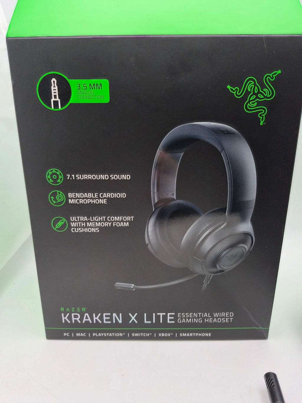 Kraken X Lite Gaming Headset, Black, Grade A