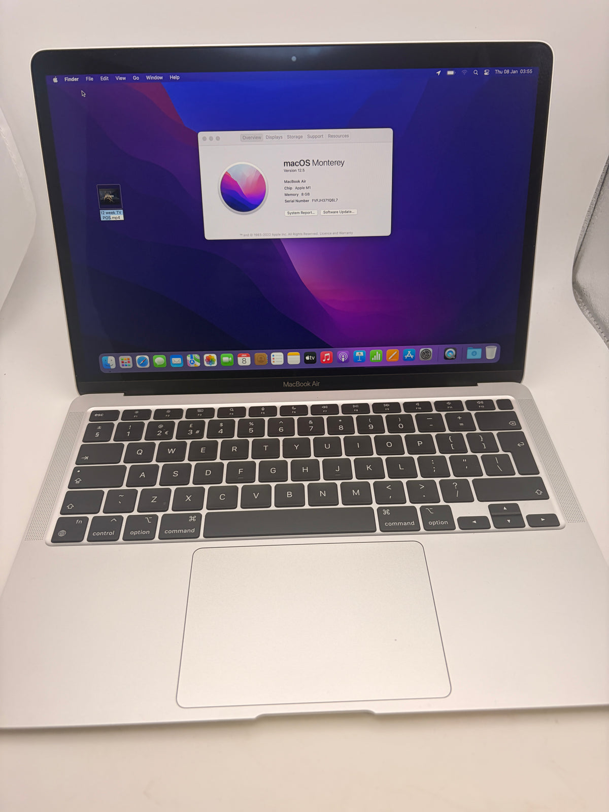 Apple MacBook Air 13" M1 256GB Silver, Grade B