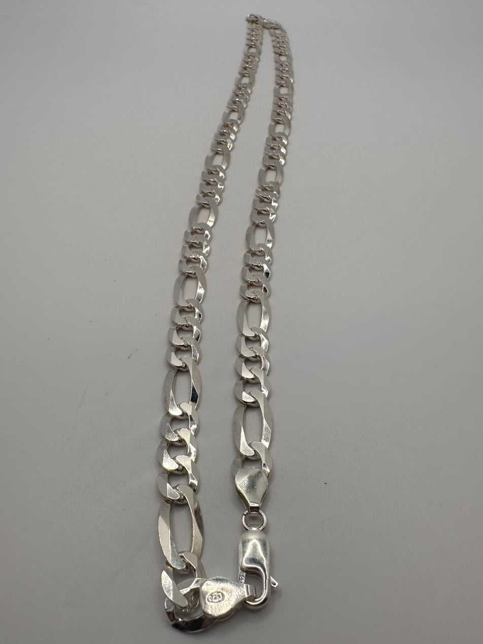 925, 32.00g Silver Figaro Link Chain