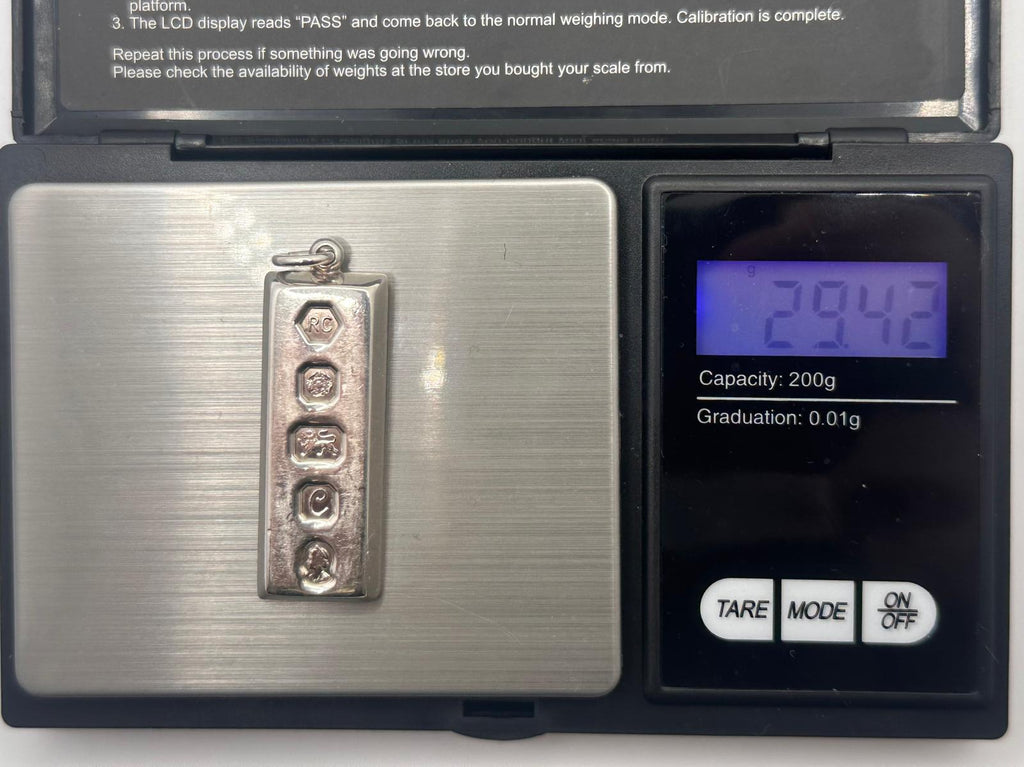 Sterling Silver Ingot 29.42g