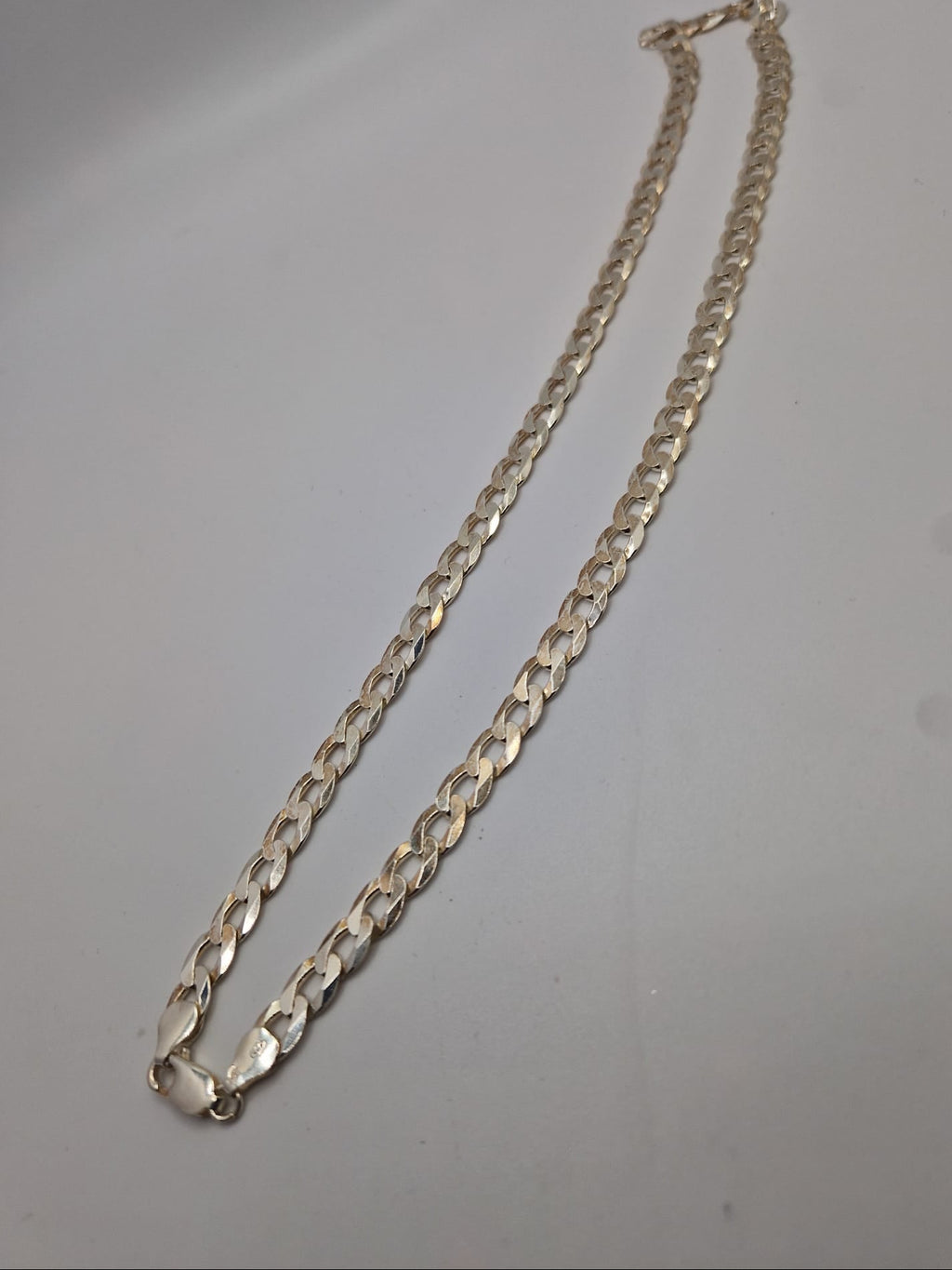 925, 30.44g Silver curb chain