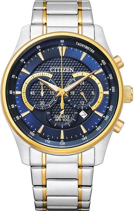 Citizen Quartz Chronograph AN8194-51L Men's Watch Two-Tone, Grade B