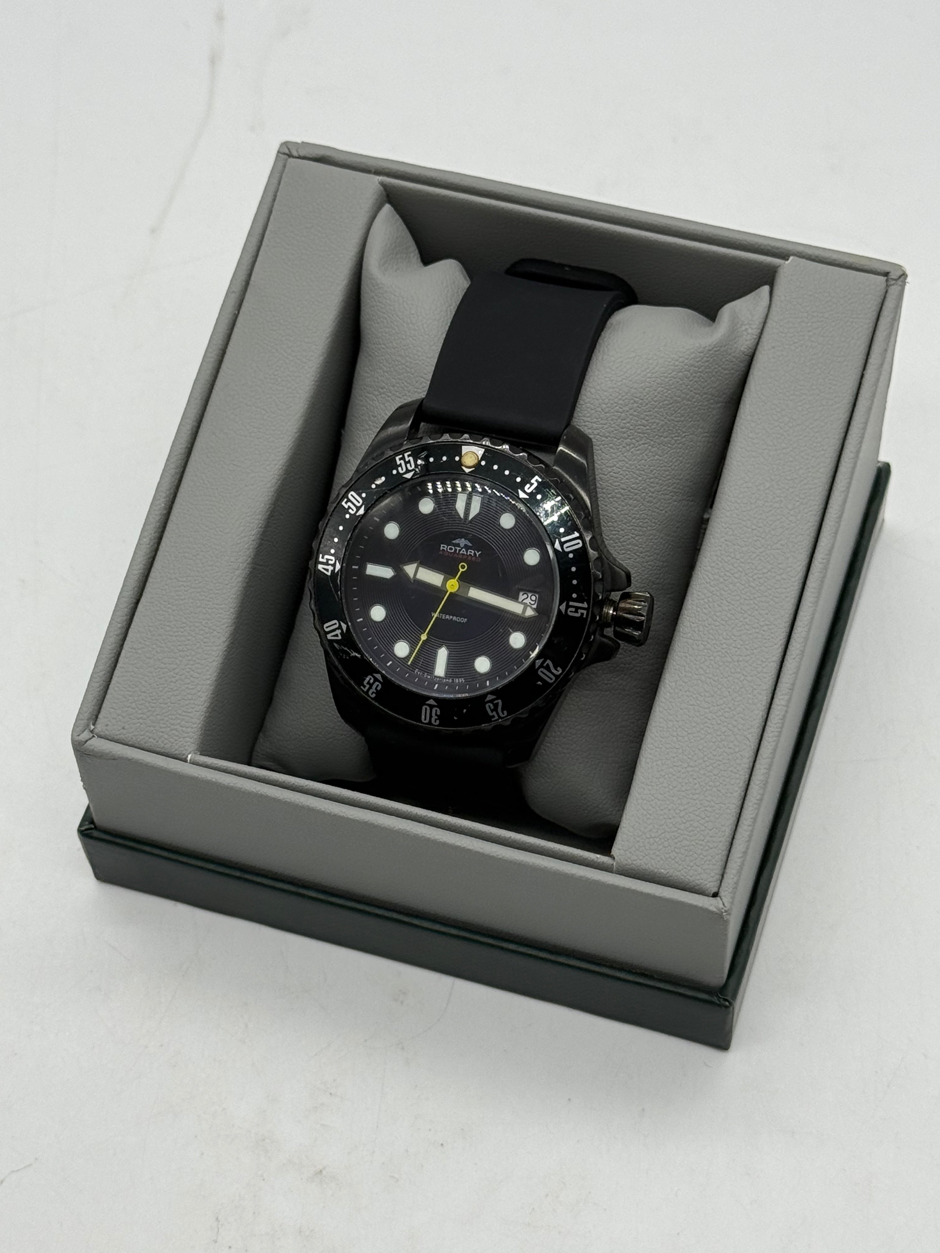 Rotary Aquaspeed Men’s Watch Black, Grade C