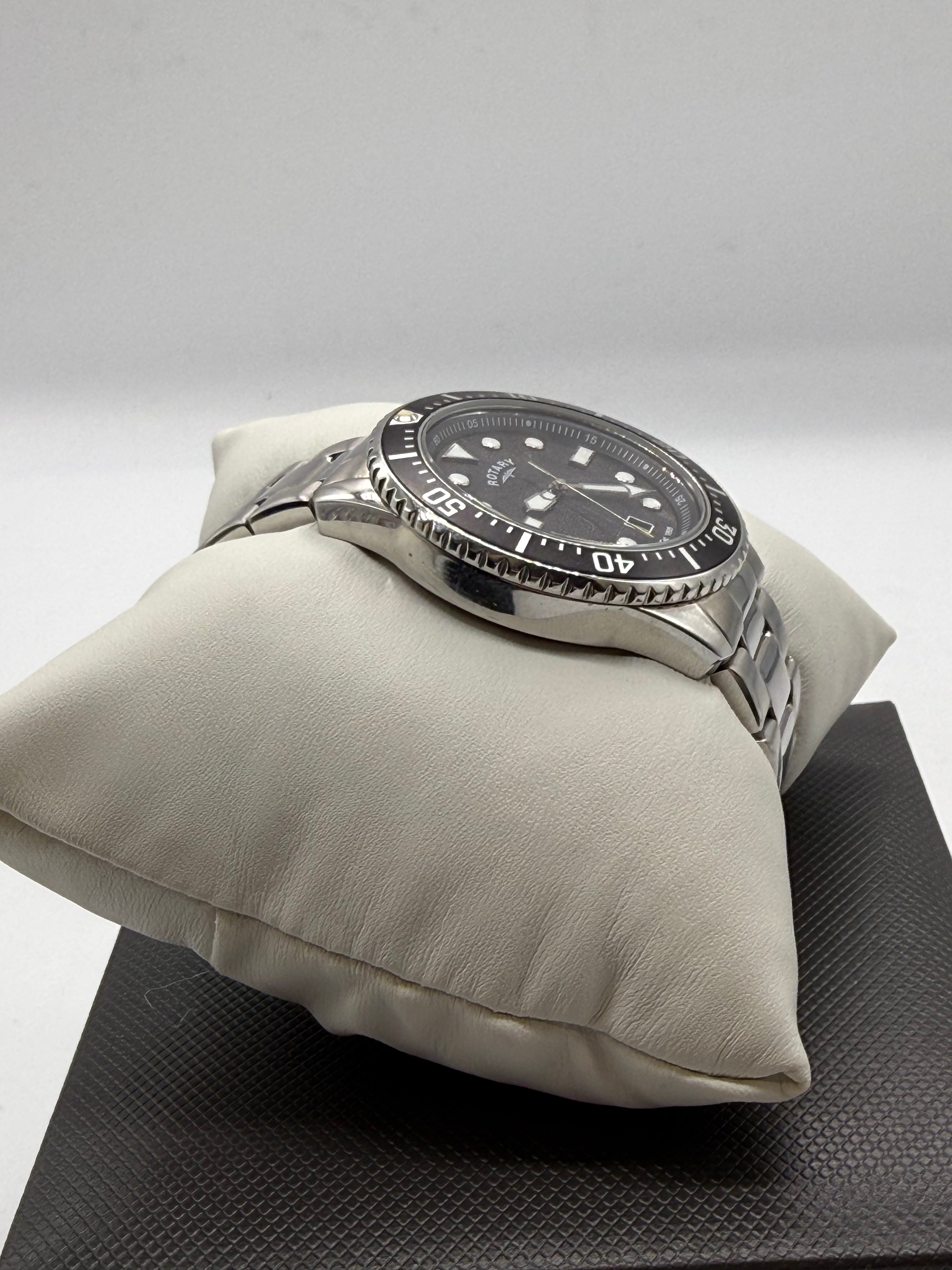Rotary Quartz Diver Watch GB00632/04 Black, Grade B
