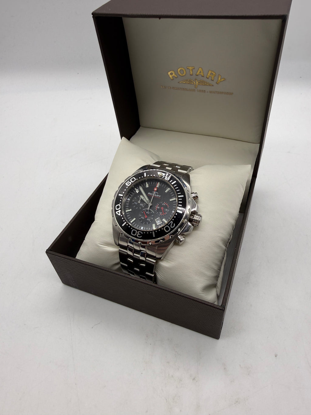 Men's Rotary Aquaspeed Chronograph Black, Grade B