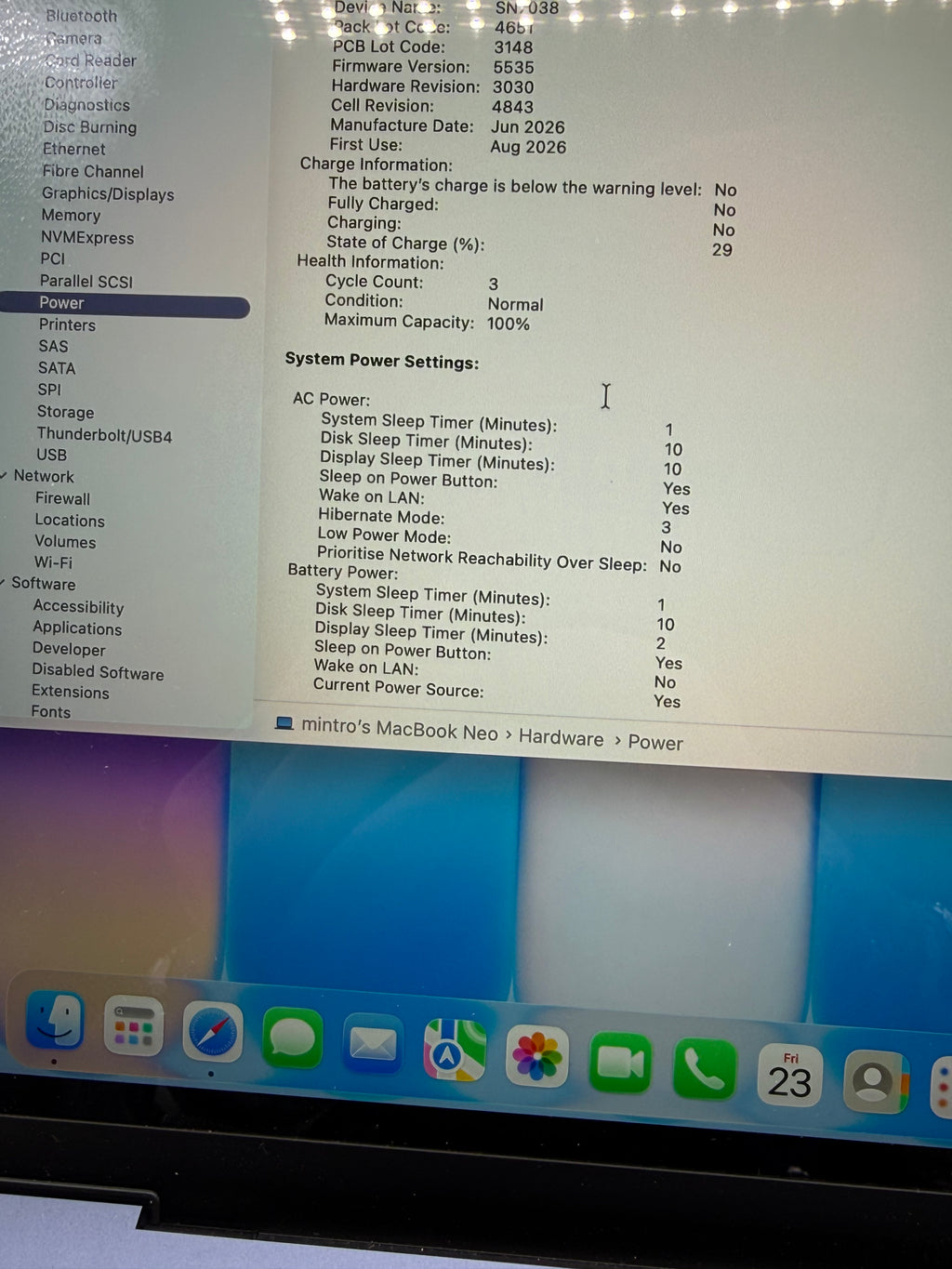 Apple MacBook Neo 256GB Indigo, Grade A