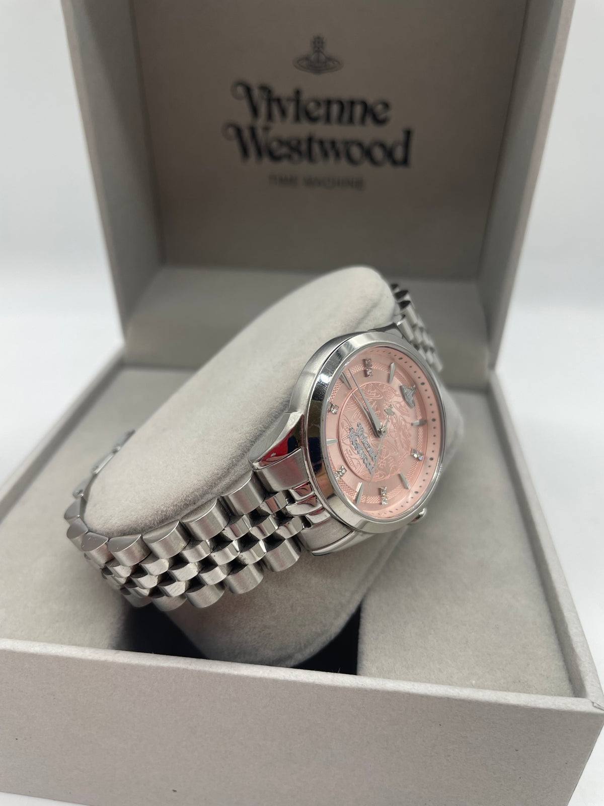 Vivienne Westwood Little Wallace 32mm Watch Silver, Grade A