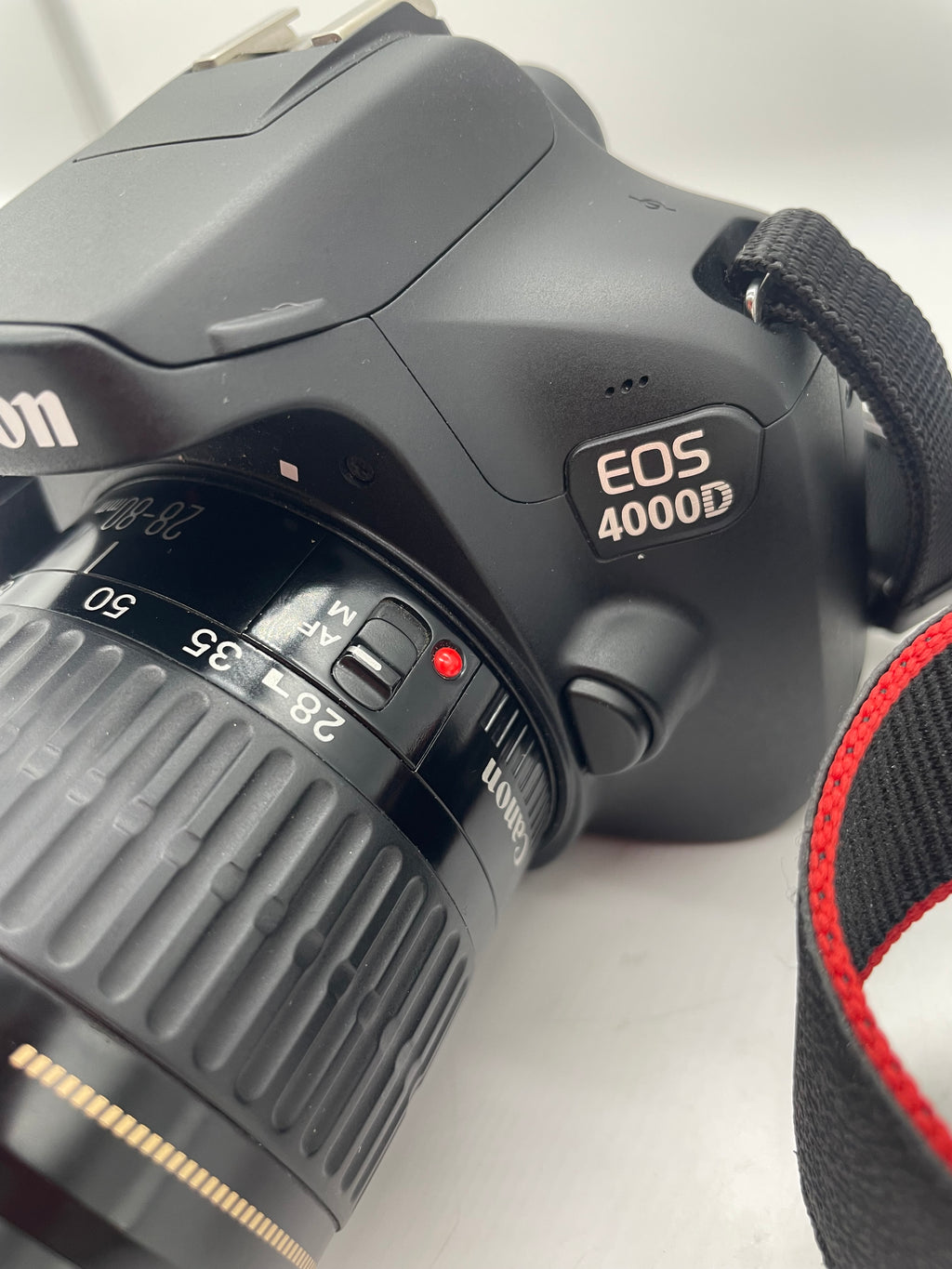 Canon EOS 4000D DSLR Camera With 28-80mm Lens Black, Grade B