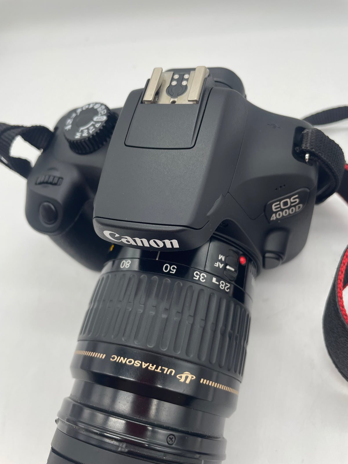 Canon EOS 4000D DSLR Camera With 28-80mm Lens Black, Grade B