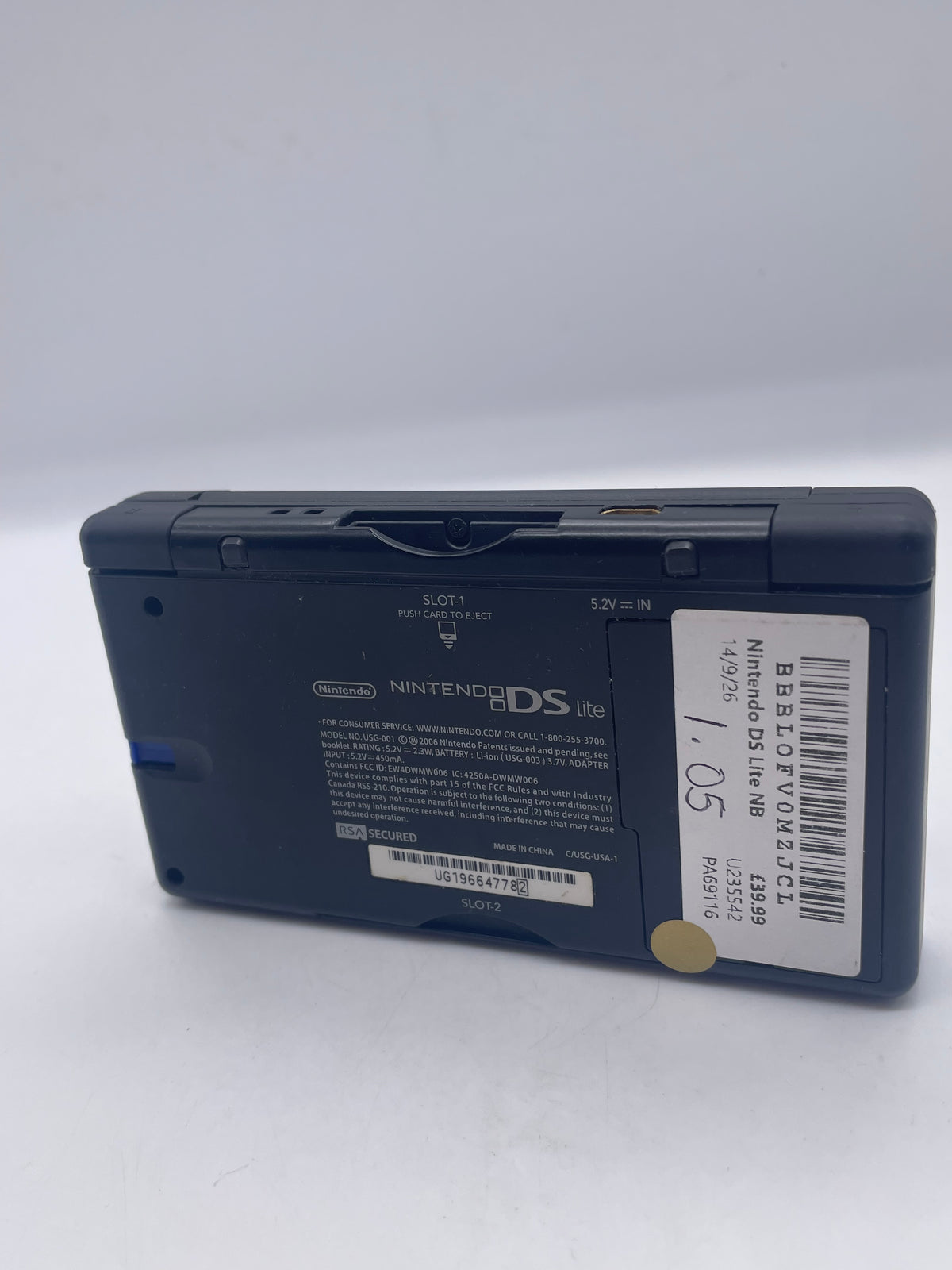 Nintendo DS Lite Blue, Grade B