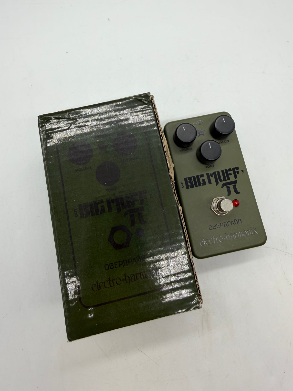 Electro Harmonix Big Muff Guitar Pedal Green, Grade B