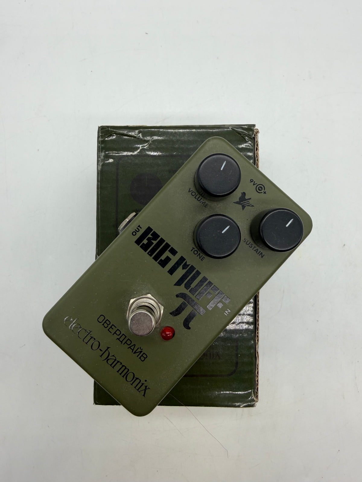 Electro Harmonix Big Muff Guitar Pedal Green, Grade B