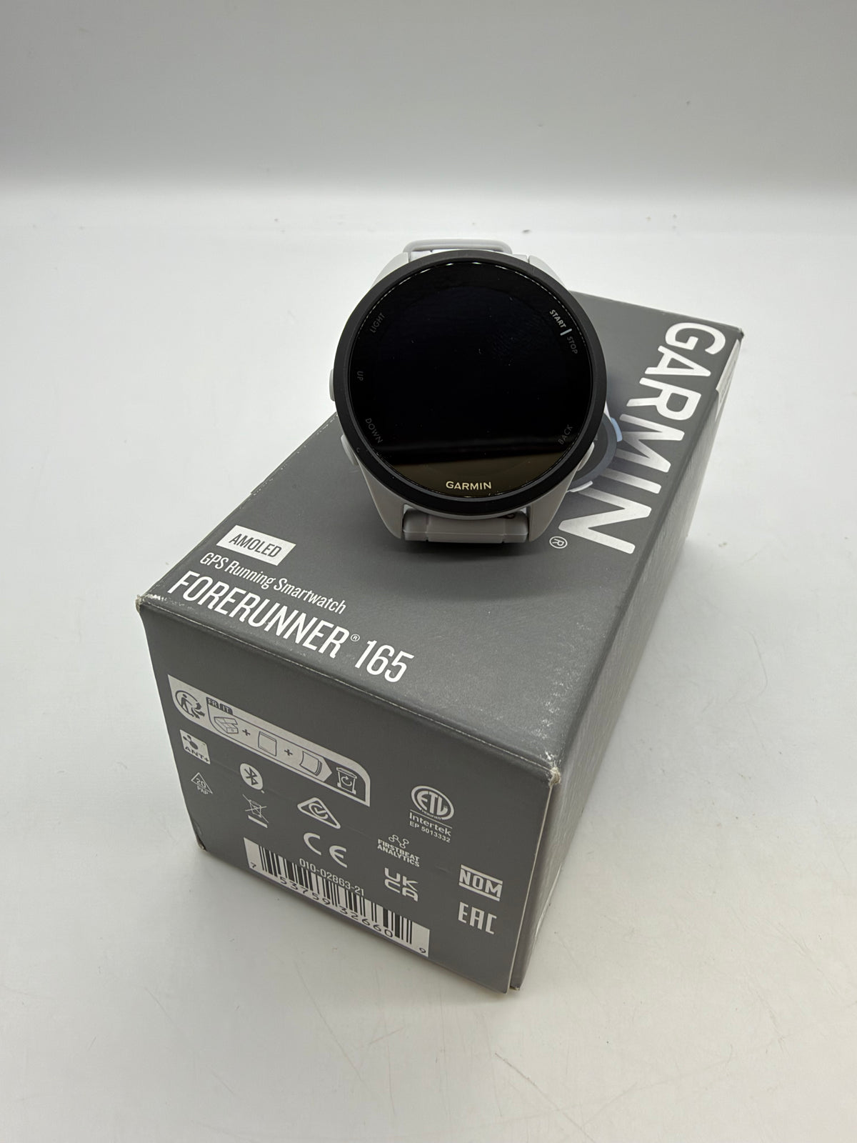 Garmin Forerunner 165 Smartwatch White, Grade B