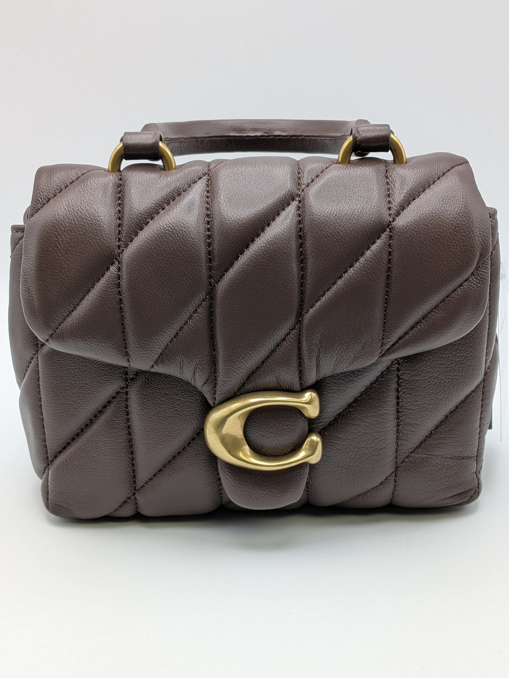 Coach Tabby Top Handle Quilted Leather Bag, Grade A
