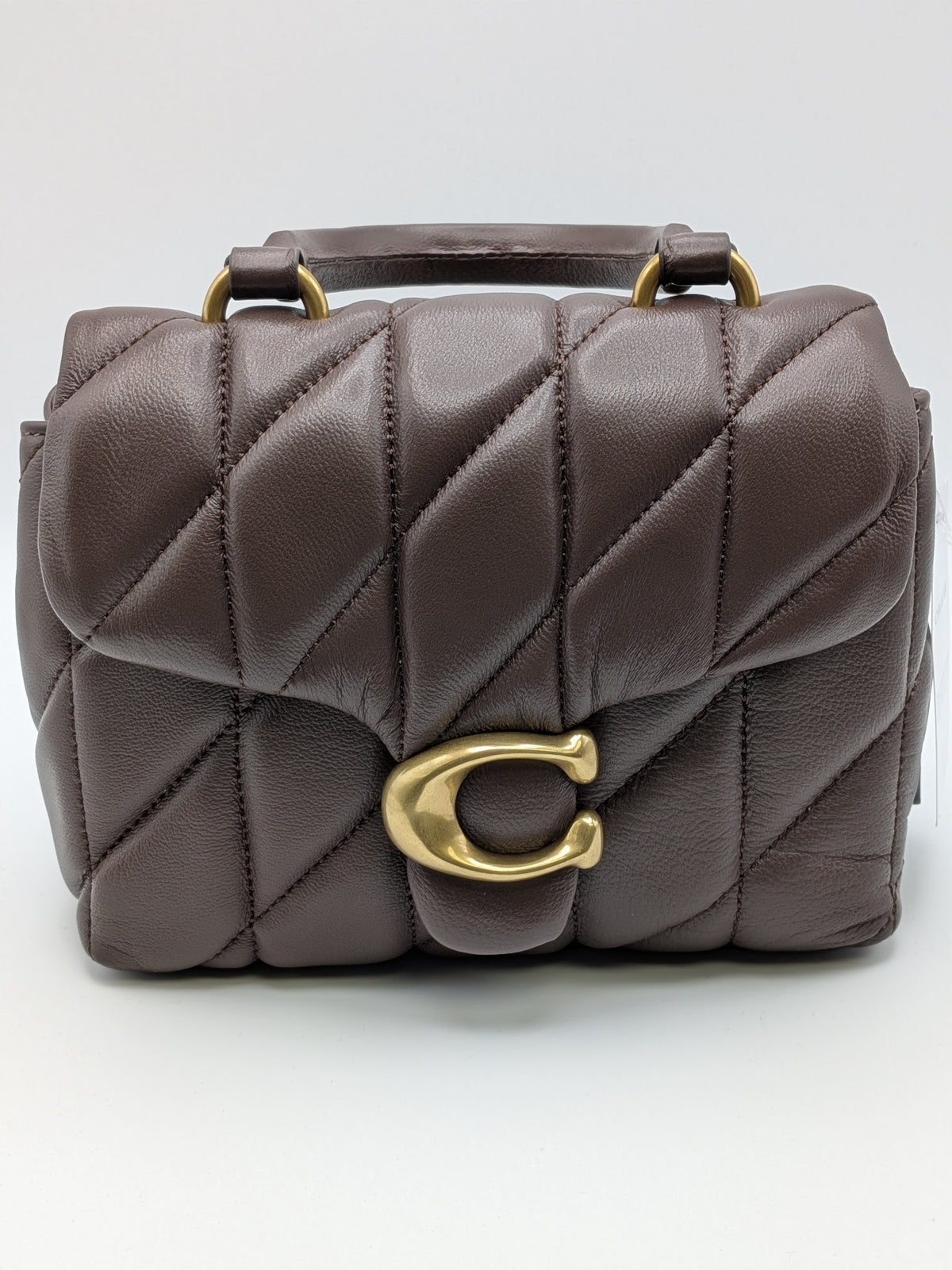 Coach Tabby Top Handle Quilted Leather Bag, Grade A