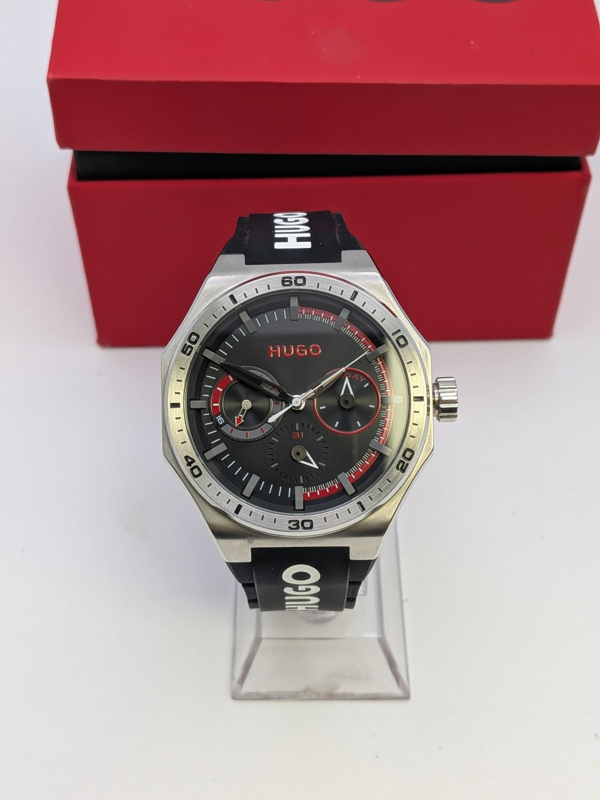 Hugo Boss Grail Sport watch 44mm Black silicone Grade B