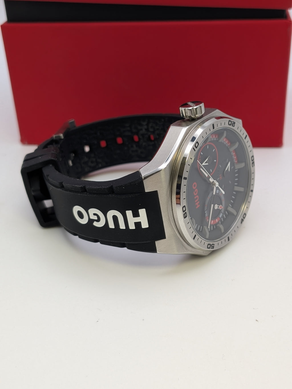 Hugo Boss Grail Sport watch 44mm Black silicone Grade B