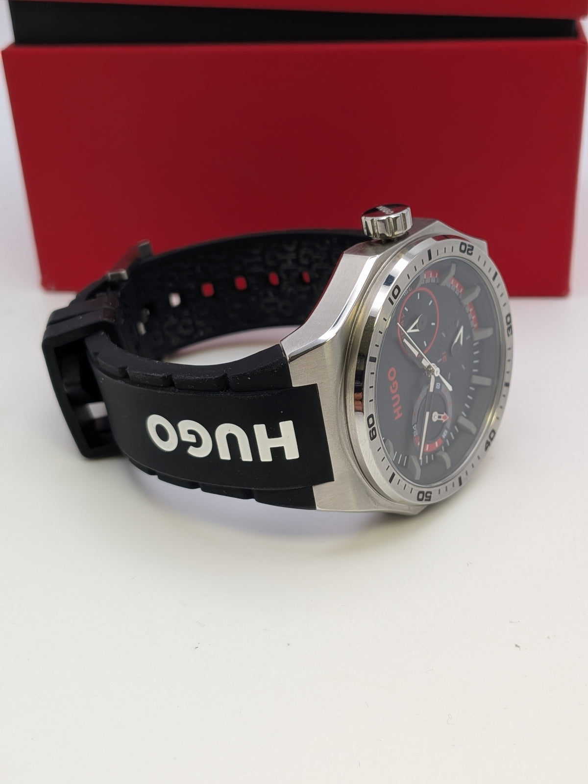 Hugo Boss Grail Sport watch 44mm Black silicone Grade B