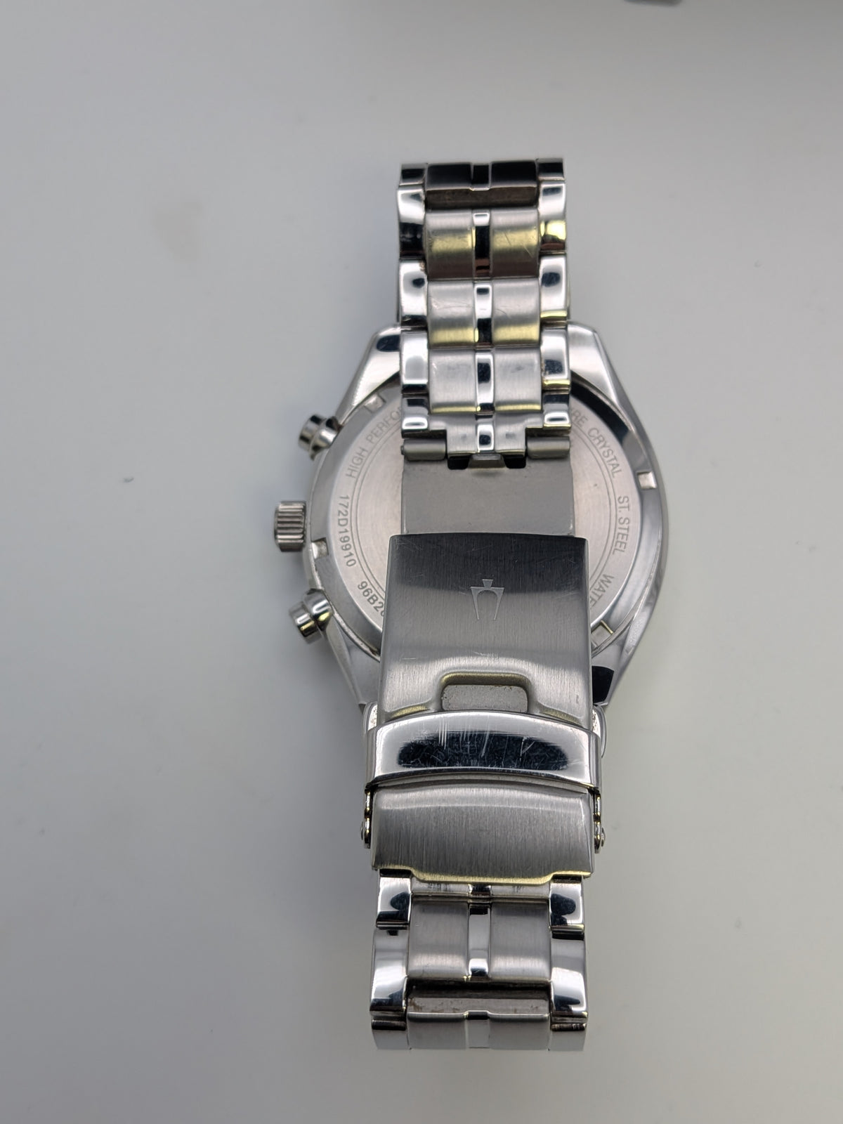 Bulova classic chronograh watch, Blue Grade B