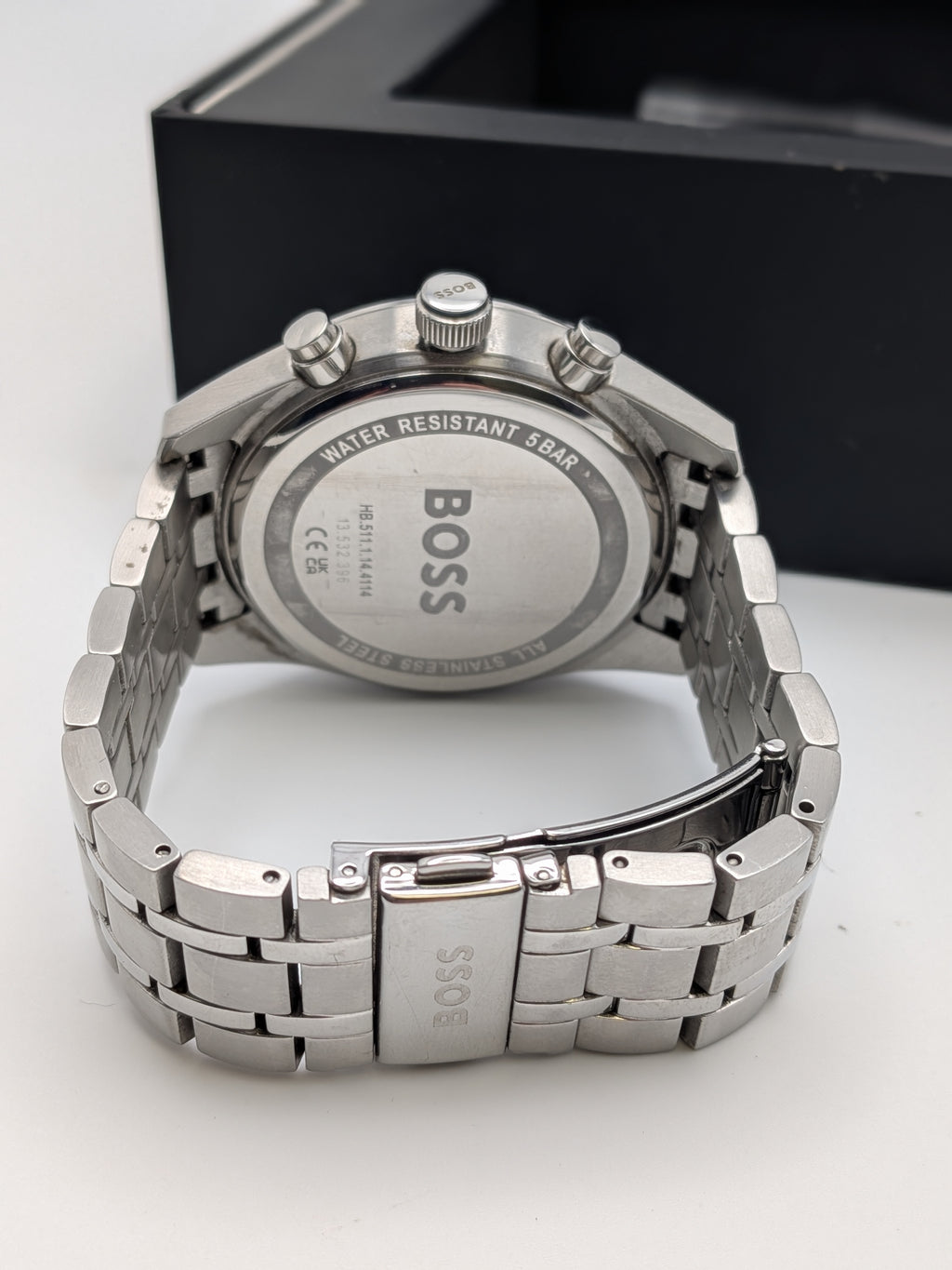 Hugo Boss Watch HB 5114114 Chronograph Watch Blue Dial, Grade B
