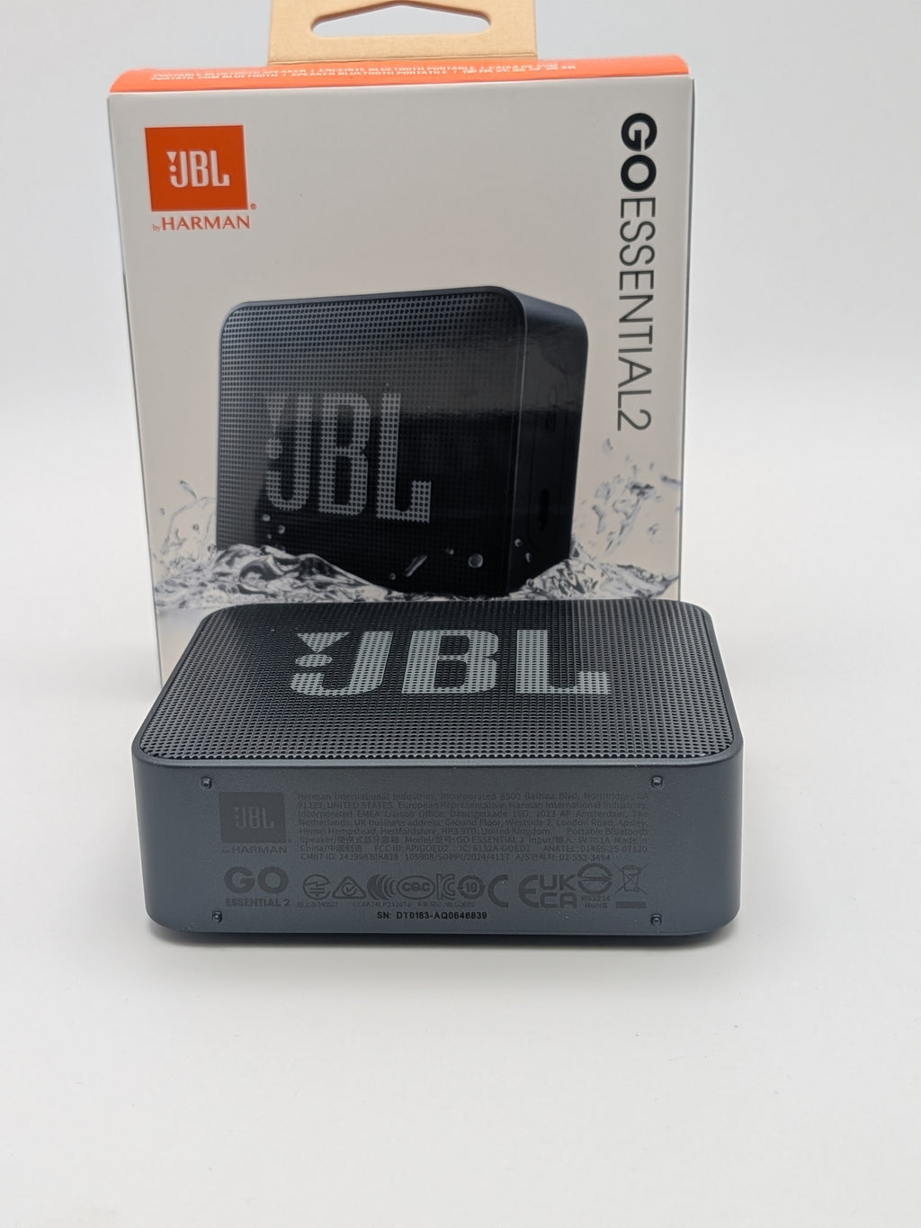 JBL Go Essential 2 BT Speaker, Black, Grade A