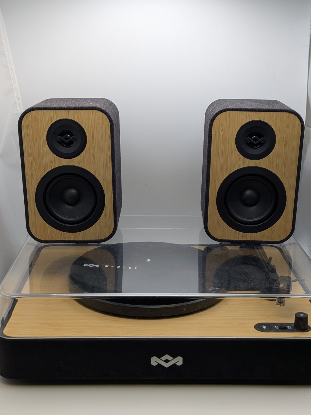 Marley EM JT304 Turntable Revolution with Speakers, Grade B